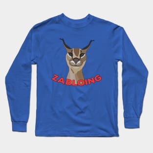 Zabloing Cat Meme Long Sleeve T-Shirt